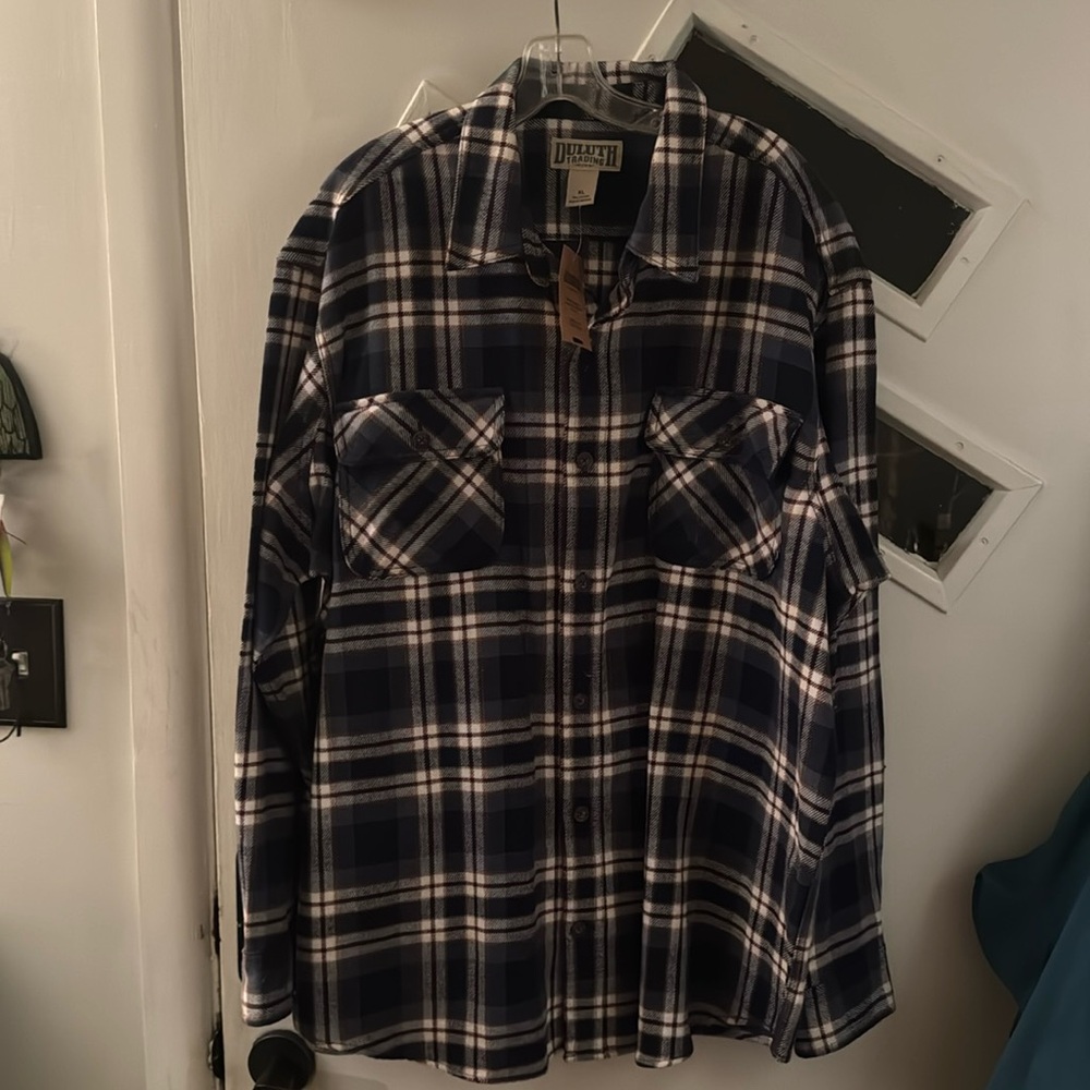 Men’s burlyweight flannel shirt xl